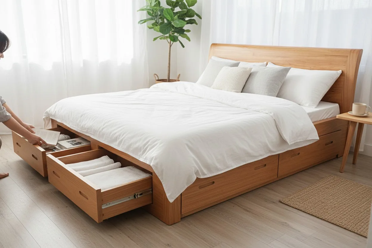 Giường Ngủ Giá Rẻ Ở TPHCM - Top 15+ Địa Chỉ Uy Tín, Chất Lượng Nhất 2025 29 Giường gỗ tự nhiên giá rẻ ở TPHCM bảo hành dài hạn