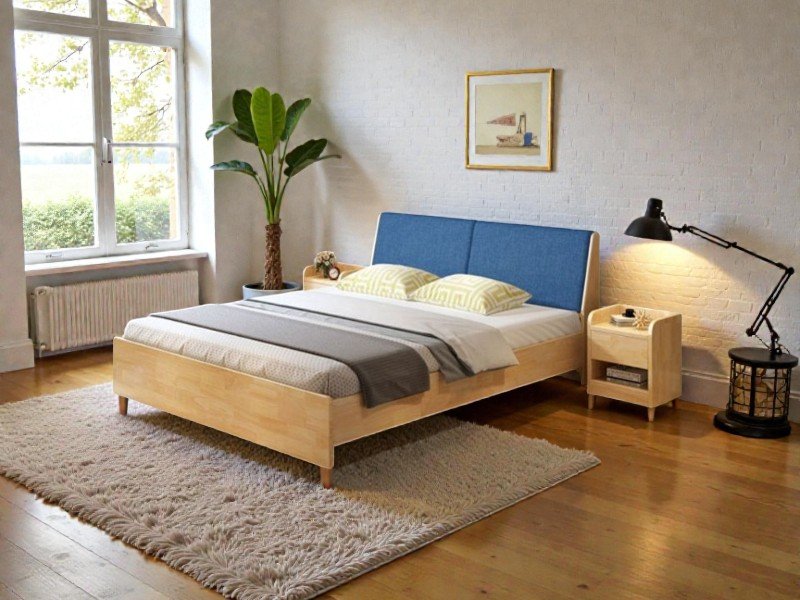 Giường Ngủ Giá Rẻ Ở TPHCM - Top 15+ Địa Chỉ Uy Tín, Chất Lượng Nhất 2025 37 Giường gỗ công nghiệp giá rẻ