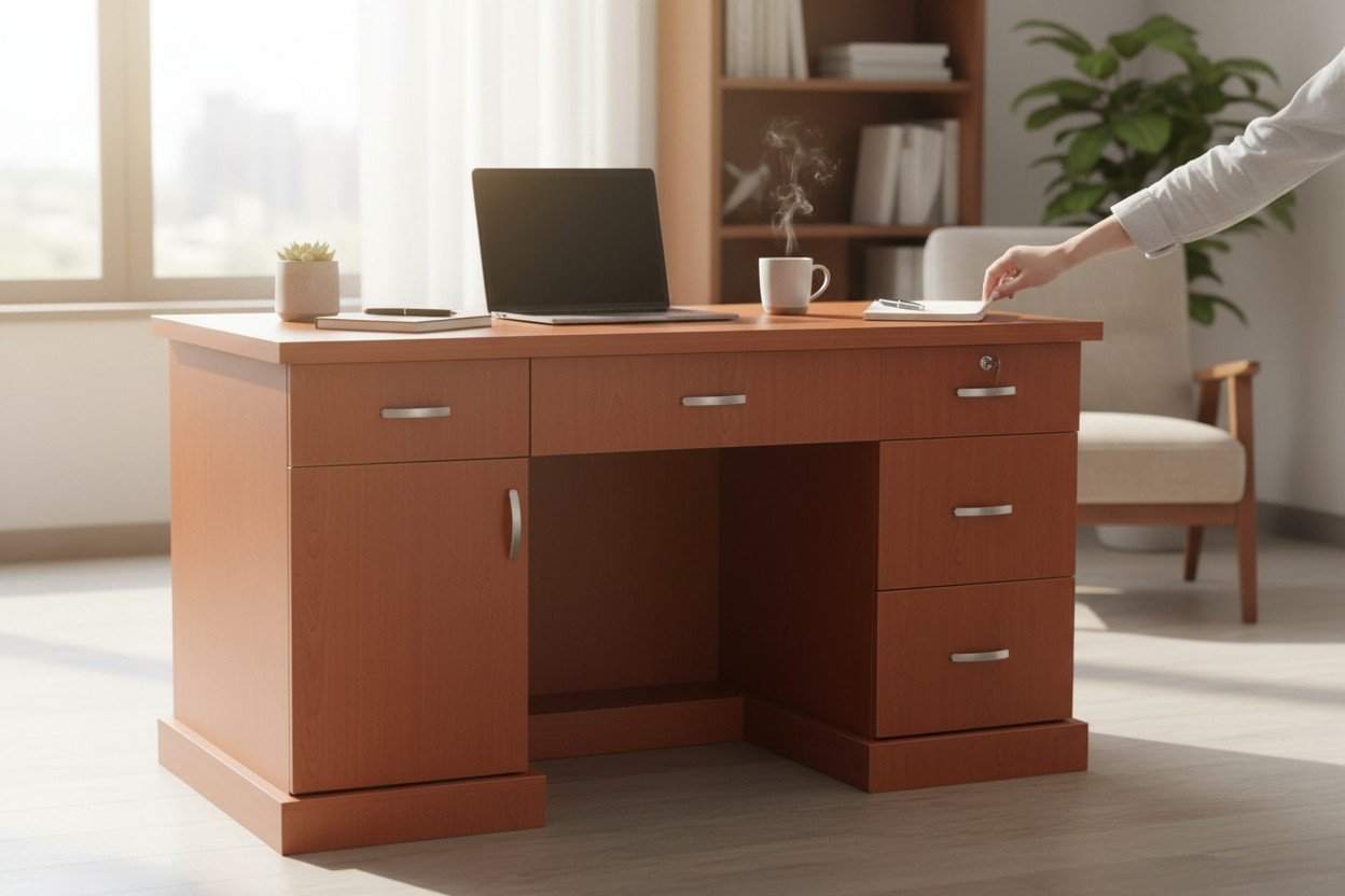 Bàn làm việc văn phòng giá rẻ 2025