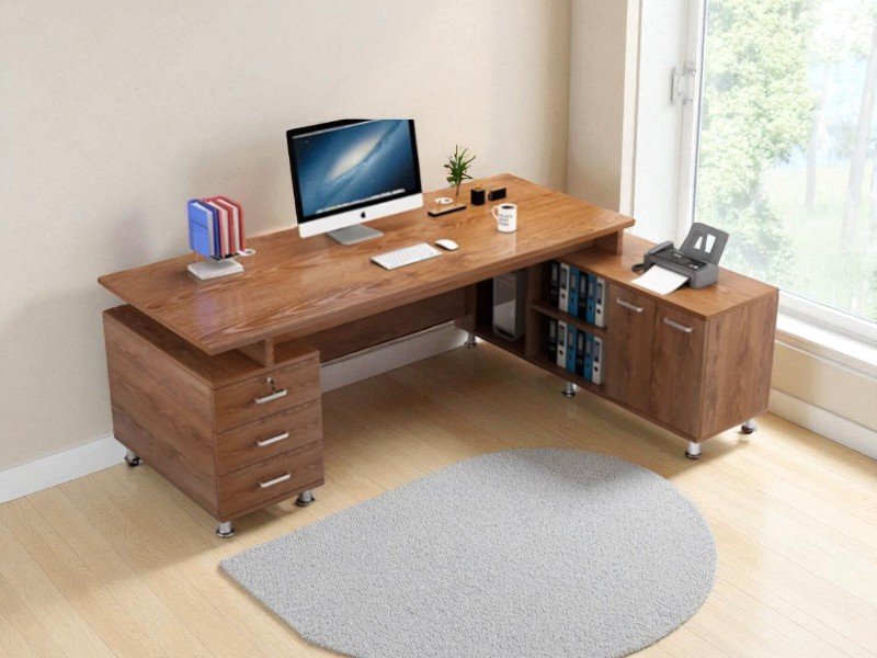 Bàn làm việc gỗ công nghiệp