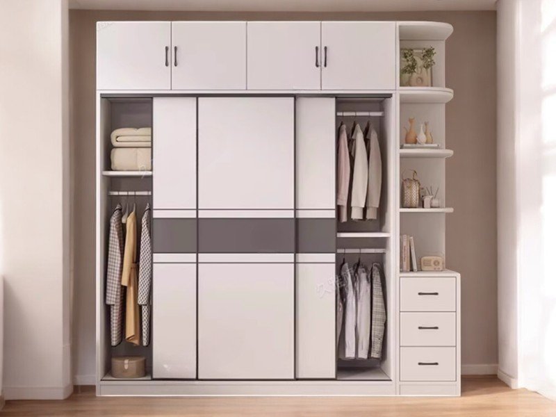 Tủ quần áo cửa lùa hiện đại 2025 thiết kế tối ưu không gian 16 Tủ quần áo cửa lùa hiện đại