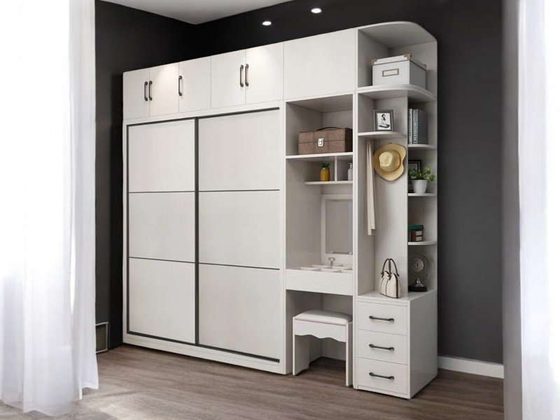 Tủ quần áo cửa lùa hiện đại 2025 thiết kế tối ưu không gian 27 Tủ quần áo cửa lùa