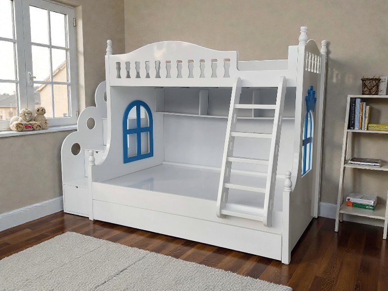 10 mẫu giường tầng trẻ em giá rẻ đẹp bền nhất 2025 18 Giường tầng cho bé