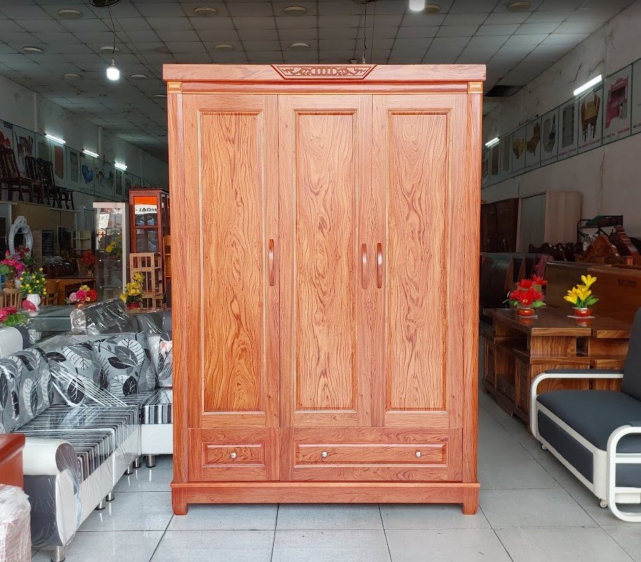 Mua tủ quần áo gỗ tự nhiên cao cấp tại Nội Thất Thái Bình