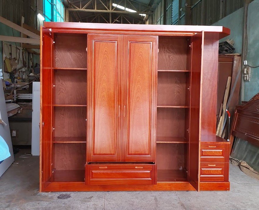 So sánh tủ quần áo gỗ tự nhiên và gỗ công nghiệp