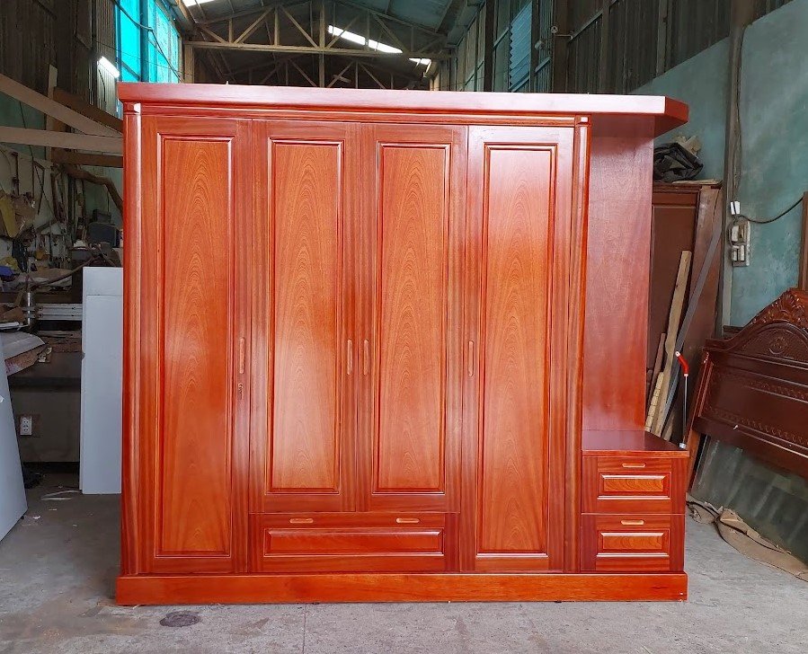 So sánh tủ quần áo gỗ tự nhiên và gỗ công nghiệp