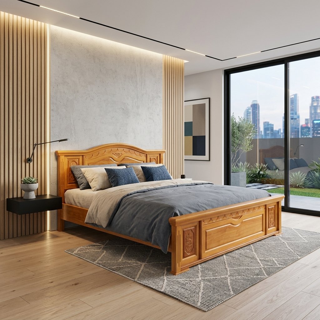 Giường ngủ gỗ cao cấp