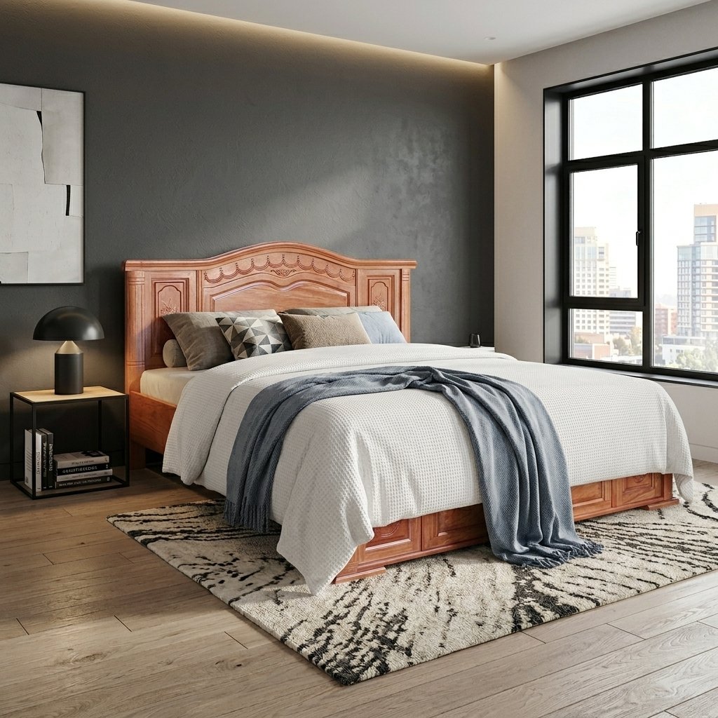 Giường ngủ gỗ cao cấp