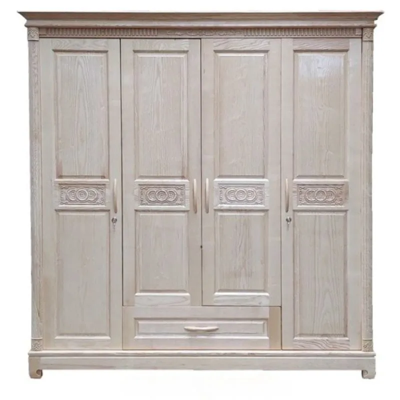 Tủ quần áo gỗ sồi tự nhiên MS 9942