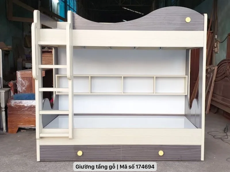5 mẫu giường tầng gỗ công nghiệp giá rẻ, thiết kế hiện đại 28 Giường tầng gỗ công nghiệp giá rẻ