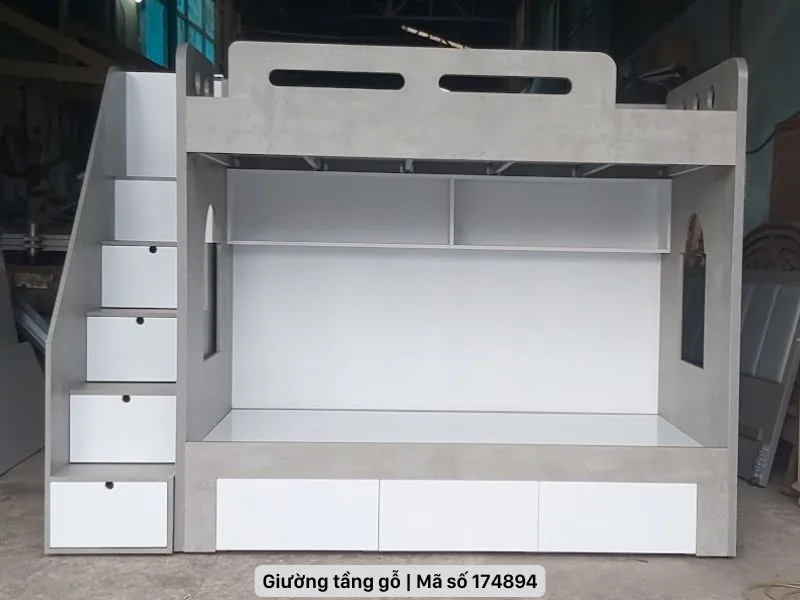 5 mẫu giường tầng gỗ công nghiệp giá rẻ, thiết kế hiện đại 26 Giường tầng gỗ công nghiệp giá rẻ
