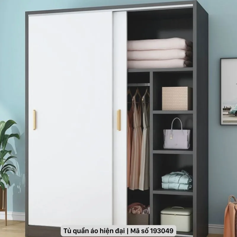 Mẫu tủ quần áo đẹp hiện đại
