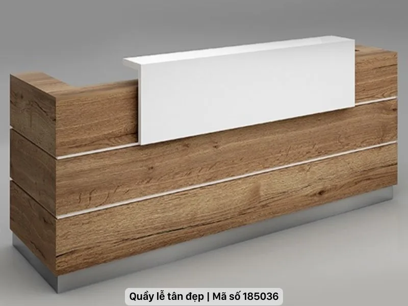 Quầy lễ tân đẹp hiện đại