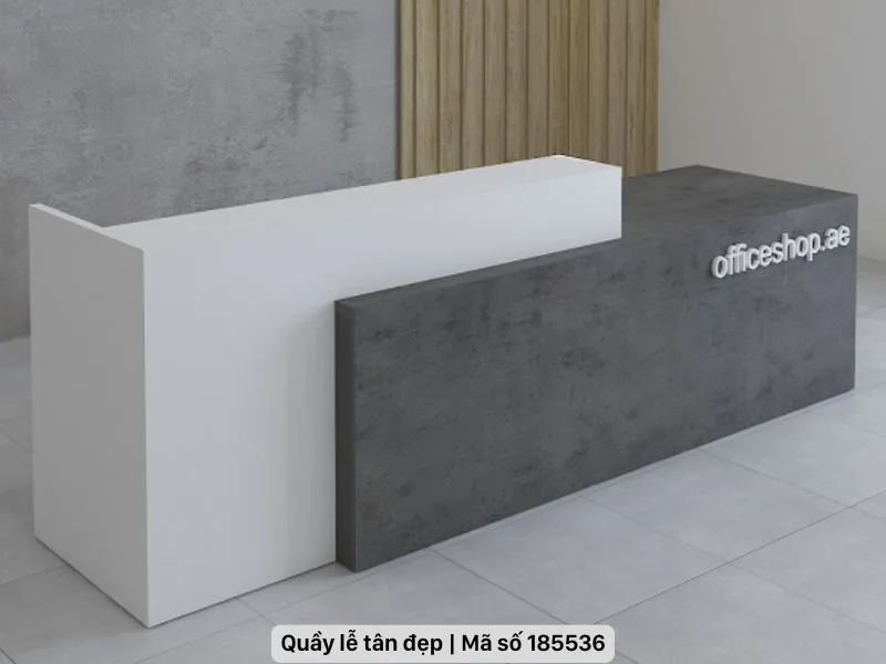 Quầy lễ tân đẹp hiện đại