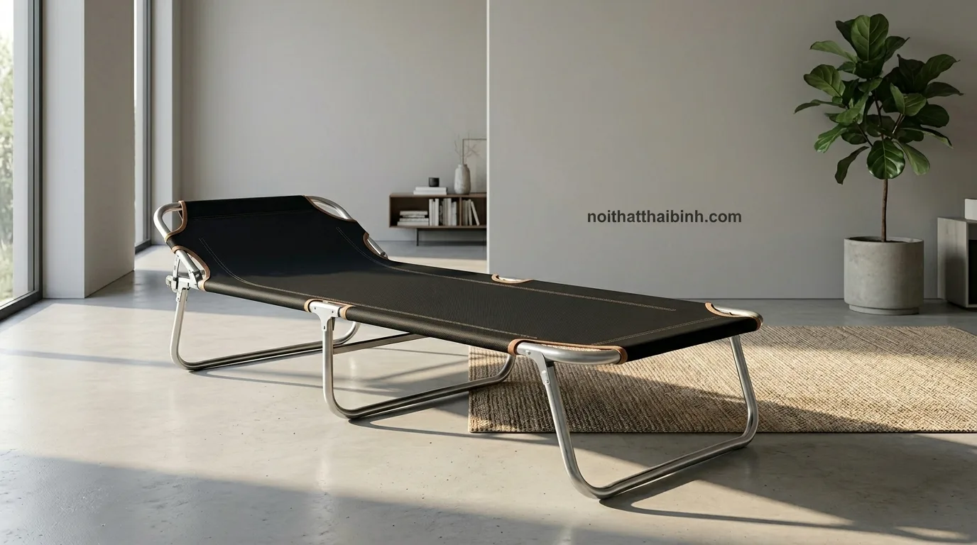 Mua ghế xếp gỗ vải bố