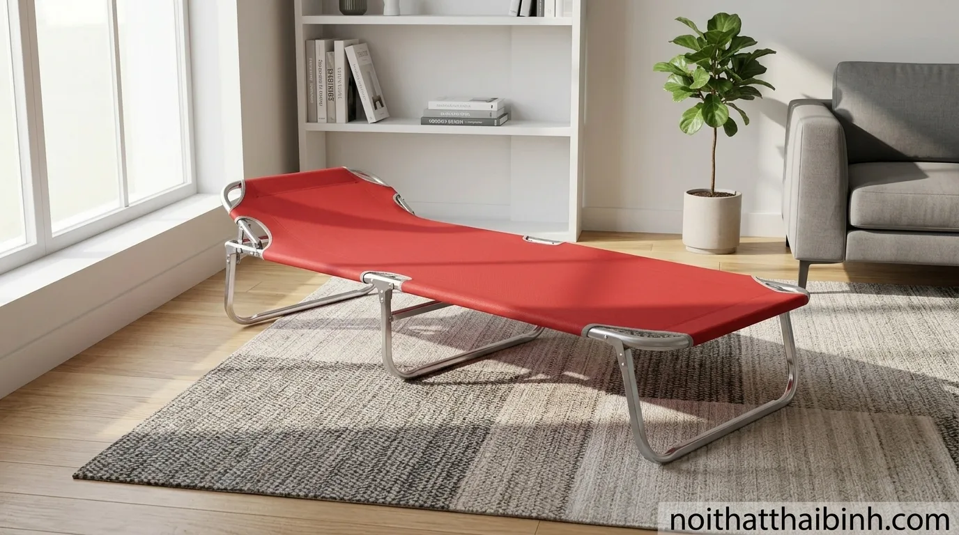 Mua ghế xếp vải bố