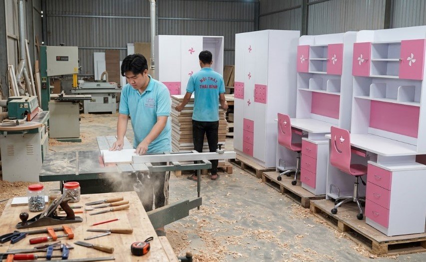 Bộ phòng ngủ trẻ em MS 8717 - Sự lựa chọn hoàn hảo cho bé 7 bộ phòng ngủ trẻ em gỗ tự nhiên