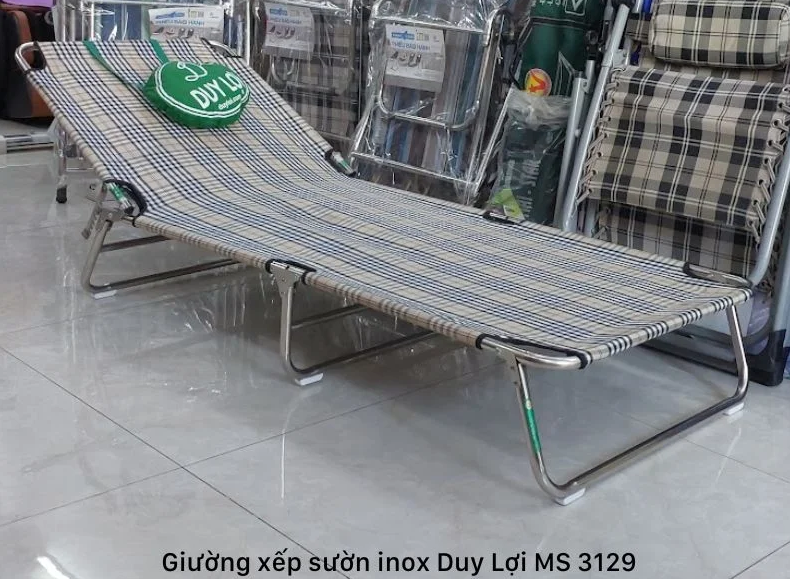 Giường xếp inox Duy Lợi bao nhiêu? Mua ở Shopee 4 Giường xếp inox Duy Lợi