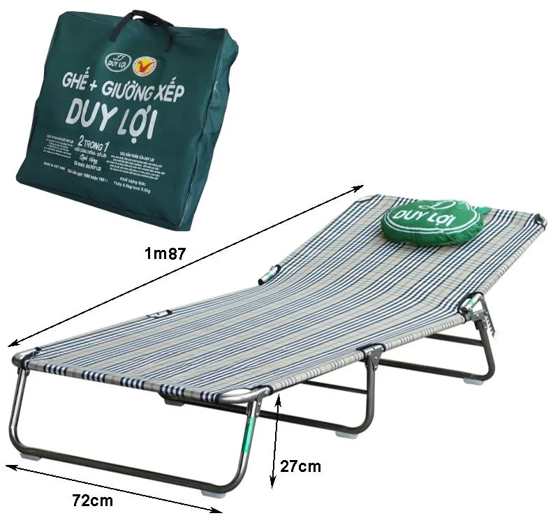 Giường xếp inox Duy Lợi bao nhiêu? Mua ở Shopee 3 Giường xếp inox Duy Lợi