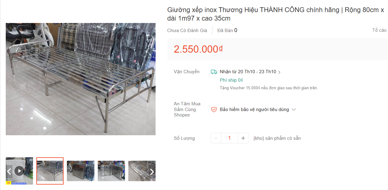 Ghế Bố Nằm Thư Giãn Gấp Gọn Tiện Lợi trên Shopee Giá Rẻ 2025 21 Screenshot 2025 10 19 080658