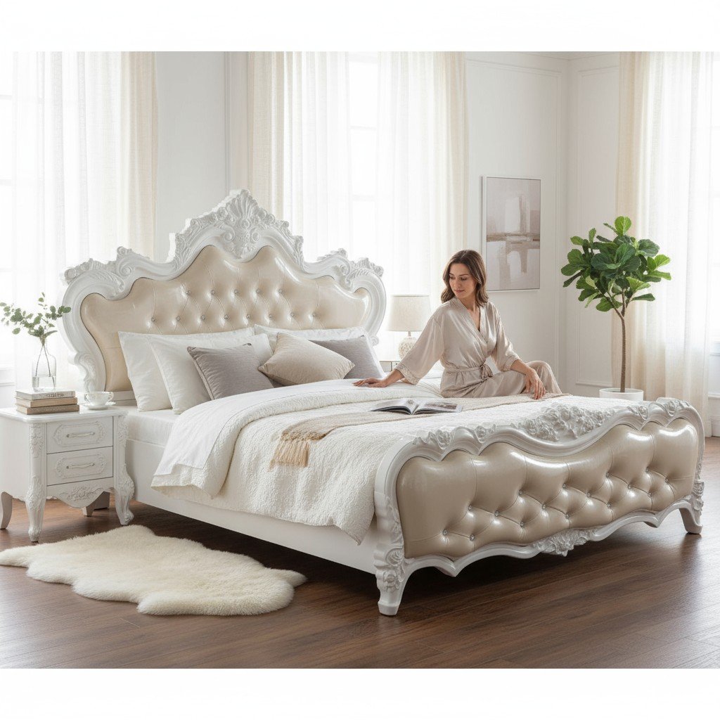 Giường ngủ gỗ công nghiệp có ngăn kéo thông minh tiết kiệm không gian