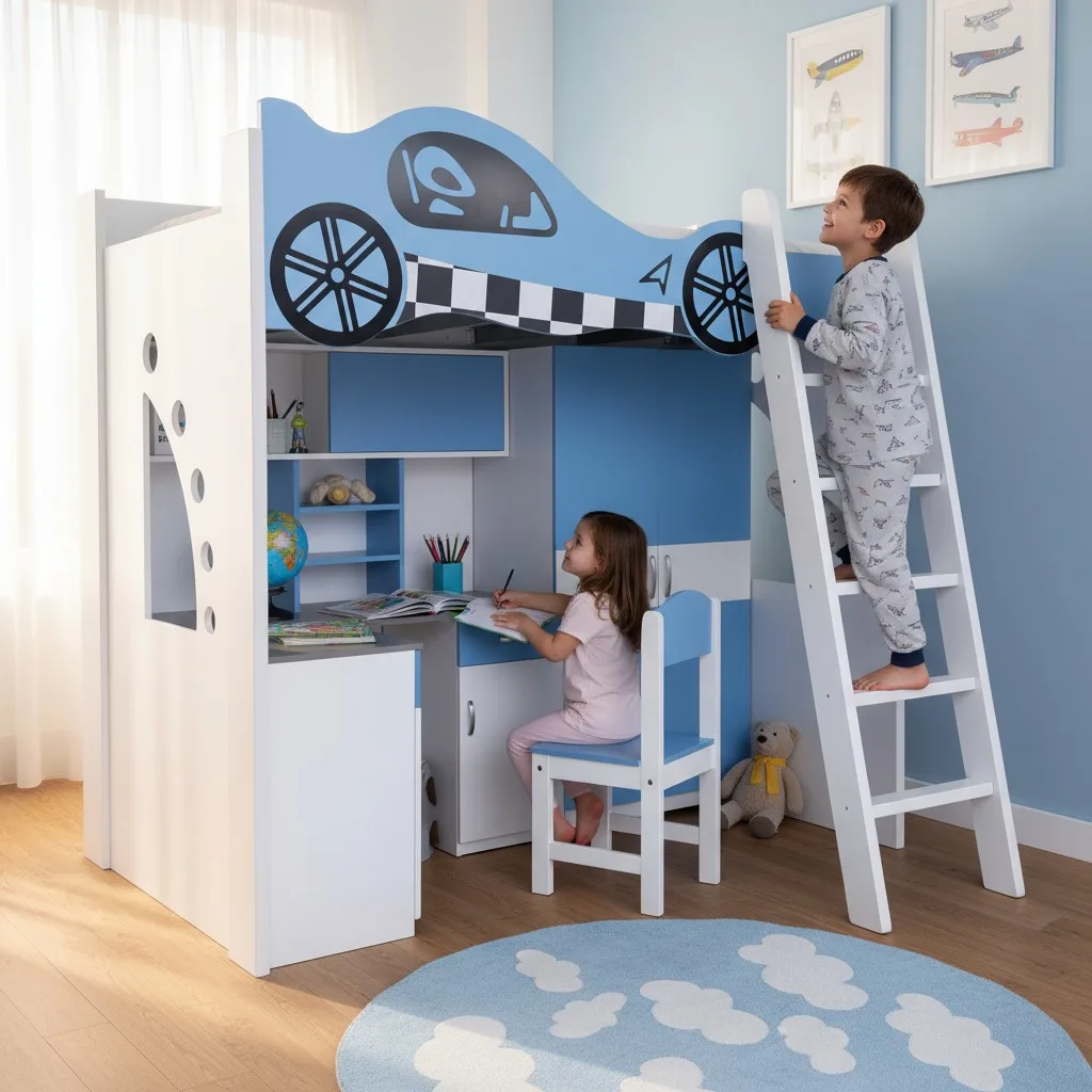 Giường Tầng Cho Bé Trai: Giải Pháp Thông Minh Cho Phòng Ngủ Hiện Đại 33 Giường tầng trẻ em
