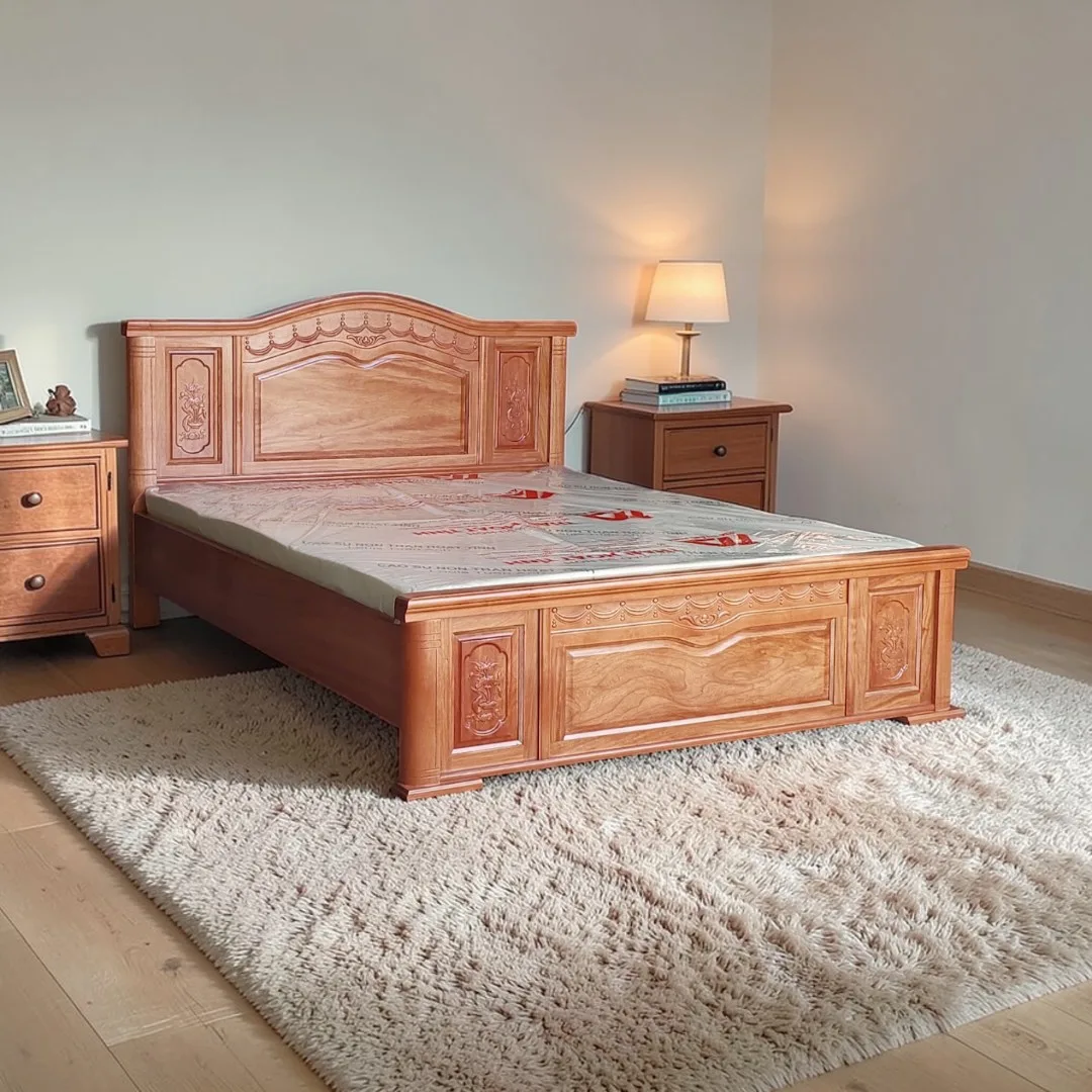 Giường Gỗ Giá Rẻ Đẹp Bền Giá Tốt Cho Mọi Gia Đình 14 Giường Gỗ Giá Rẻ Chất Lượng