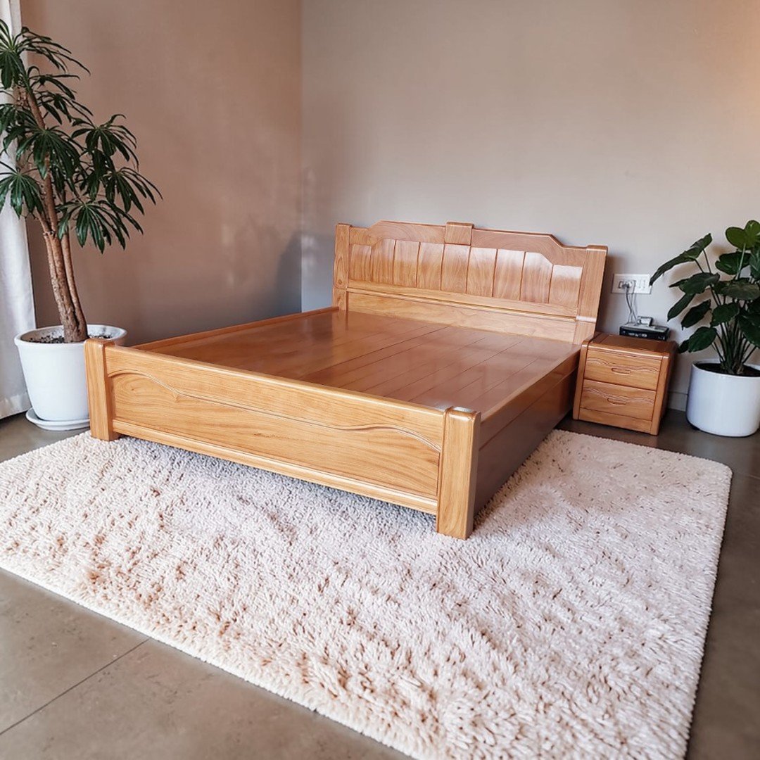 Giường Gỗ 1m6 Đẹp Giá Rẻ