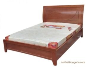 Giường ngủ phủ vân gỗ