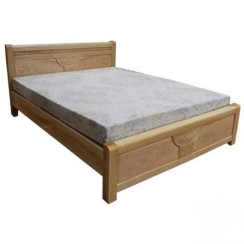 Mẫu giường ngủ gỗ sồi thiết kế ấn tượng