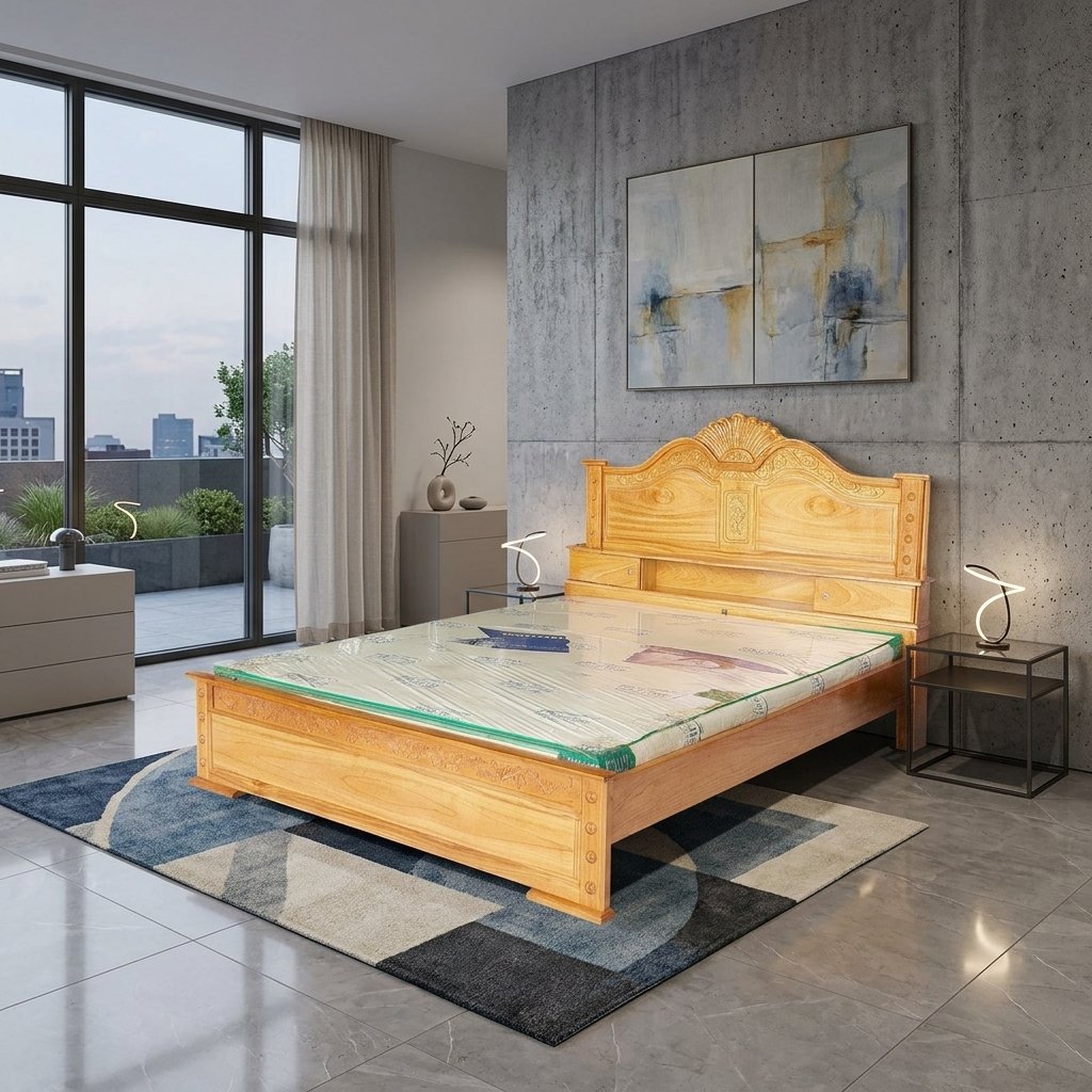 Giường ngủ gỗ cao cấp
