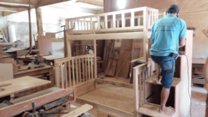 Giá giường tầng trẻ em gỗ sồi trên thị trường hiện nay