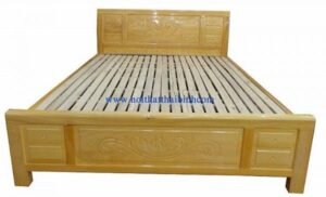 Giá bộ giường ngủ gỗ xoan đào chất lượng cao