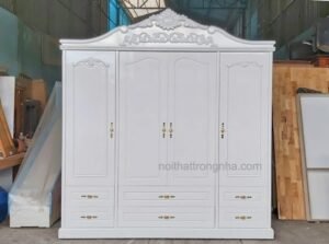 Tủ gỗ ép đựng quần áo giá rẻ