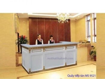 quầy lễ tân khách sạn đẹp