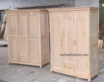 Tủ quần áo gỗ sồi
