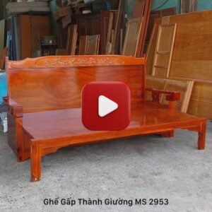Ghế trường kỷ gỗ