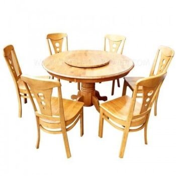 Bộ Bàn Ăn Gỗ Tự Nhiên Đẹp Sự Kết Hợp Hoàn Hảo Giữa Thiên Nhiên Và Nghệ Thuật