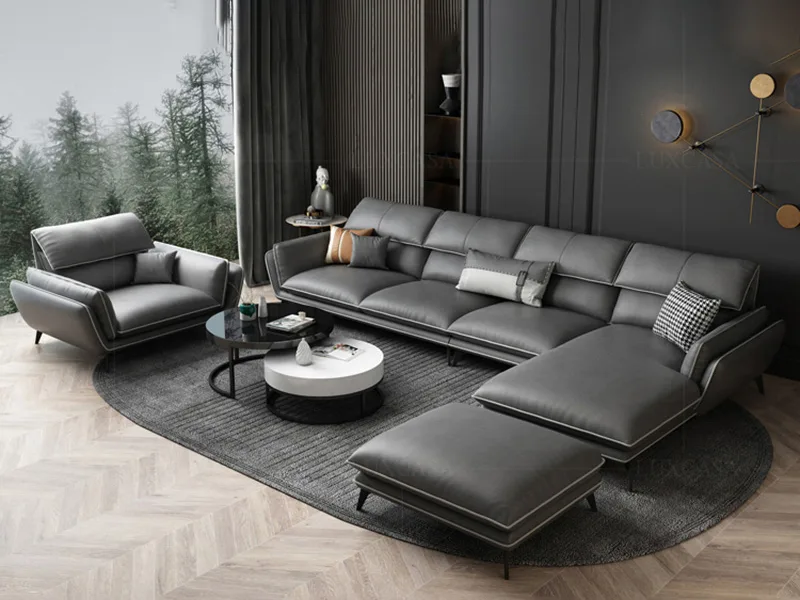 Bàn ghế sofa da cao cấp cho phòng khách sang trọng - Sự lựa chọn hoàn hảo không thể bỏ qua 7 Bàn ghế sofa da cao cấp cho phòng khách sang trọng - Sự lựa chọn hoàn hảo không thể bỏ qua
