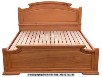 Giường ngủ gỗ tự nhiên 1m6