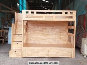 Giường tầng gỗ công nghiệp giá rẻ