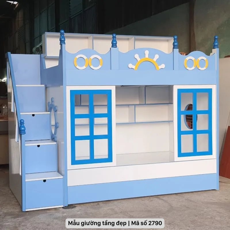 Giường tầng đẹp hình ngôi nhà Giường tầng đẹp hình ngôi nhà