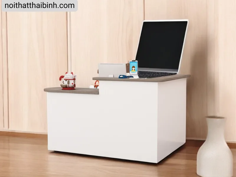 Mẫu quầy lễ tân sang trọng hiện đại Mẫu quầy lễ tân sang trọng hiện đại