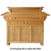 Bàn thờ gỗ gõ đỏ có tủ bên dưới MS 2882