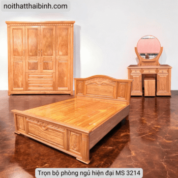 Trọn bộ phòng ngủ gỗ đinh hương MS 3214
