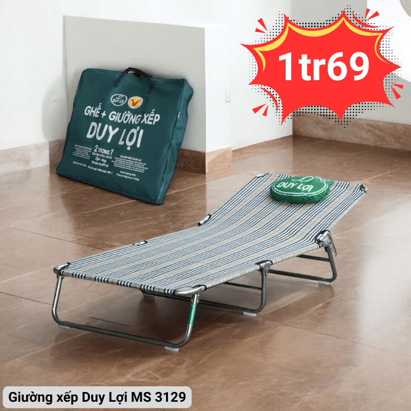 Giường xếp Duy Lợi Chình hãng 2,090,000đ giảm còn 1,690,000đ