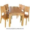 Bộ bàn ăn 6 ghế gỗ sồi MS 3072