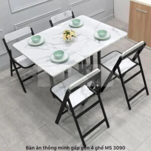 Ban an thong minh gap gon 4 ghe MS 3090 1