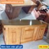 Bàn làm việc gỗ tự nhiên đẹp MS 2498