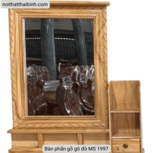 Bàn phấn gỗ gõ đỏ MS 1997 7 Ban phan go go do MS 1997 2